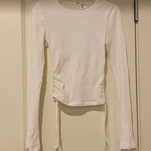 Adjustable White Tight Shirt